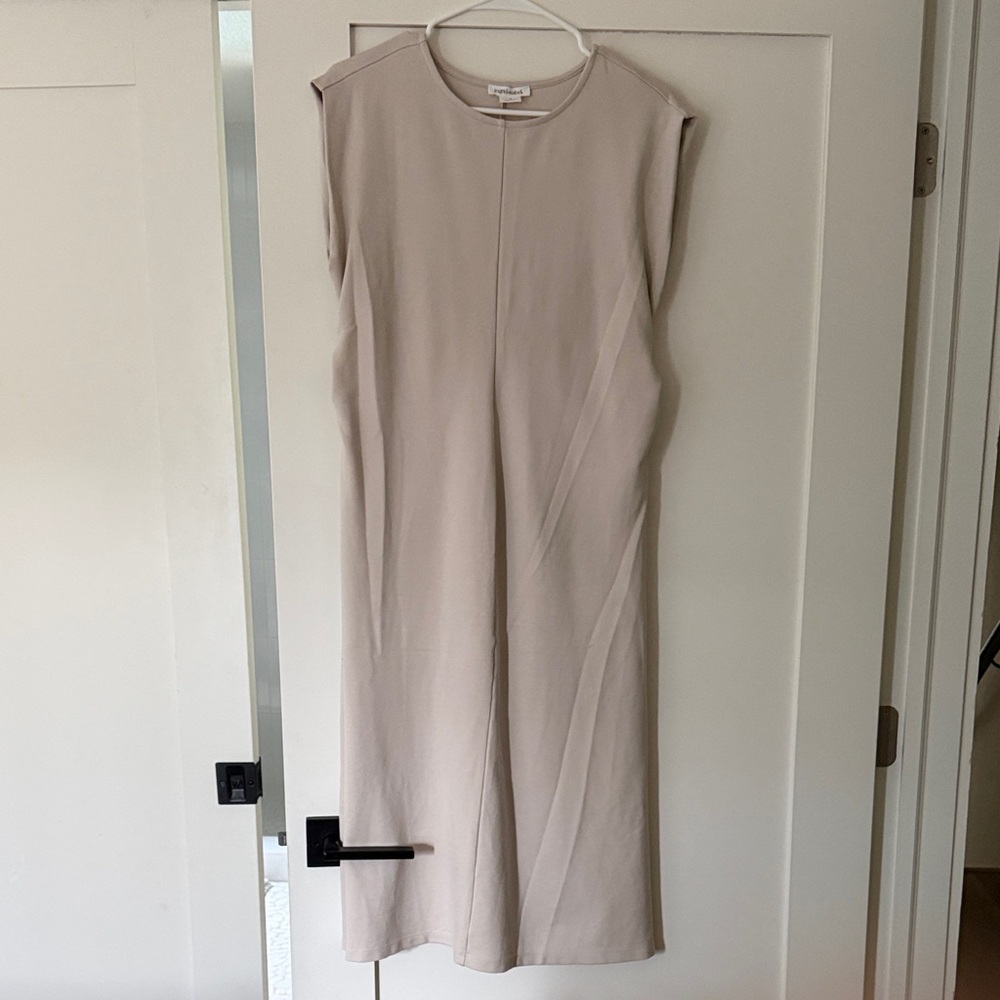 Isabel Maternity by Ingrid & Isabel Beige Midi Dress